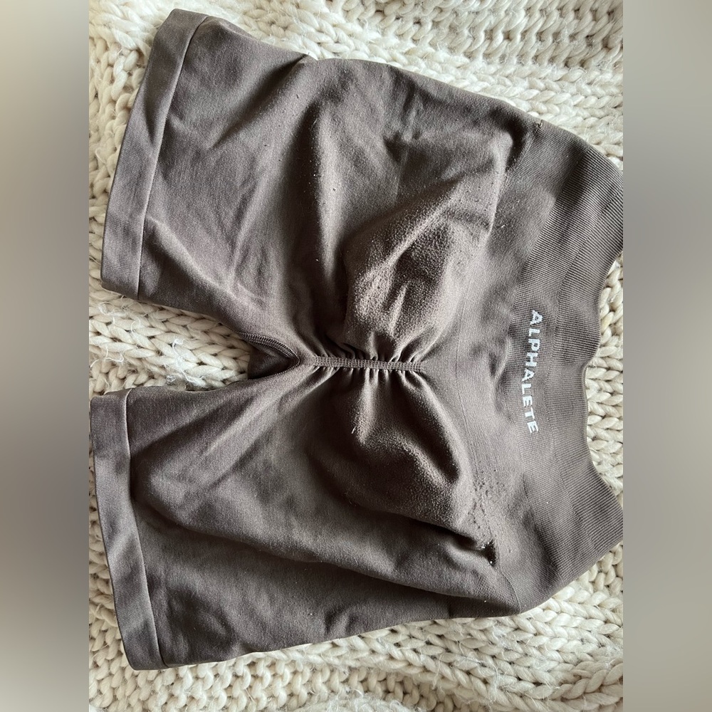 Mocha Alphalete Amplify Shorts